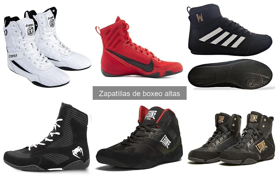 Dónde comprar zapatillas de boxeo altas: precios y tiendas