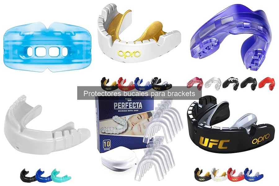 ** Errores comunes al usar protectores bucales con brackets