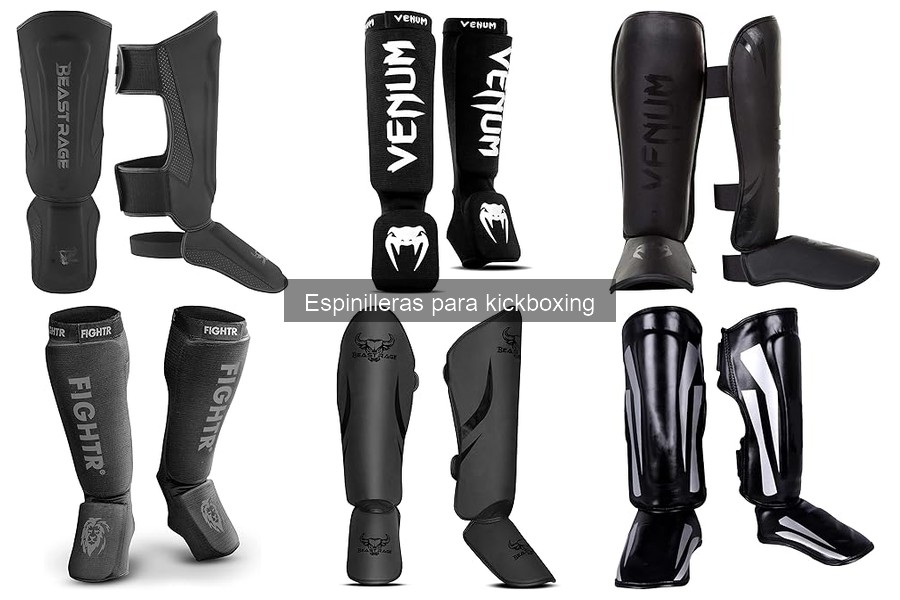 Espinilleras para kickboxing para mujeres: características esenciales