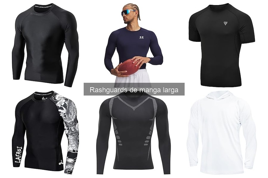 Estilos de rashguards de manga larga más populares en 2023