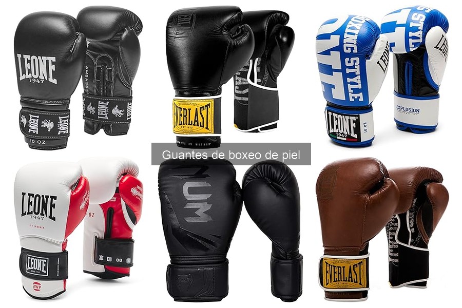 Guantes de boxeo de piel: Sparring vs. Competición