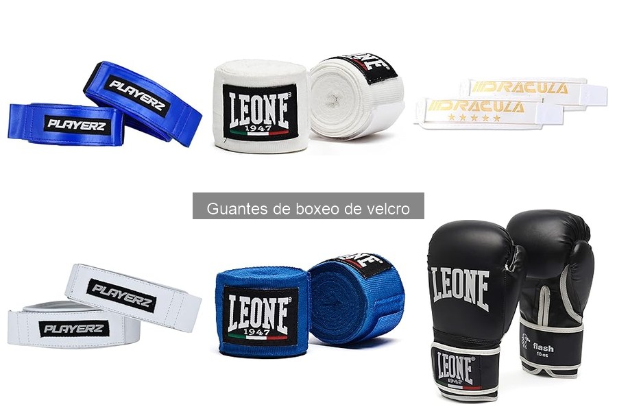 Guantes de boxeo de velcro: entrenamiento vs. competición