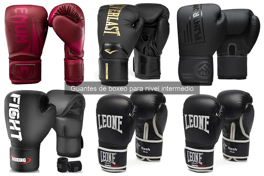 Guantes de boxeo intermedios: características y diferencias