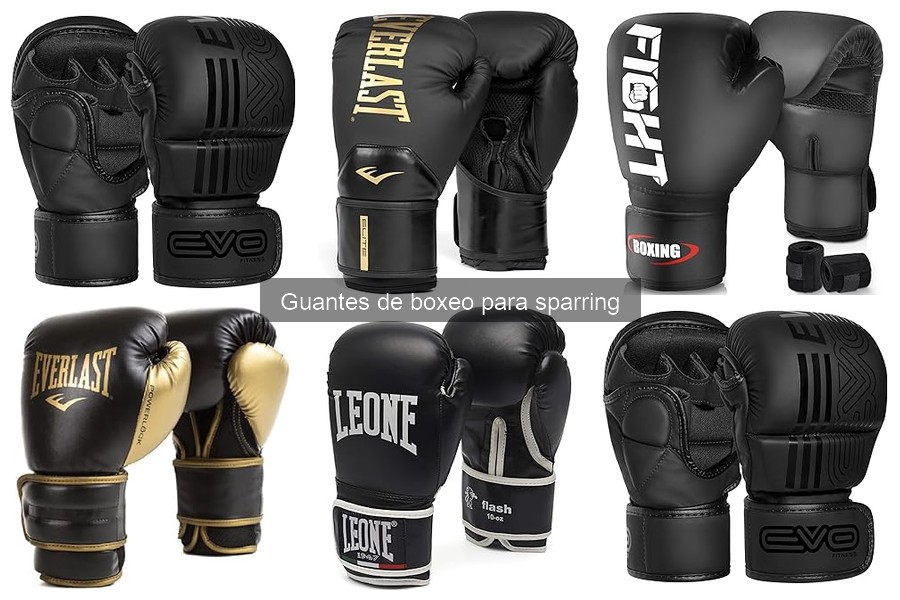 Guantes de boxeo para sparring: características y funciones
