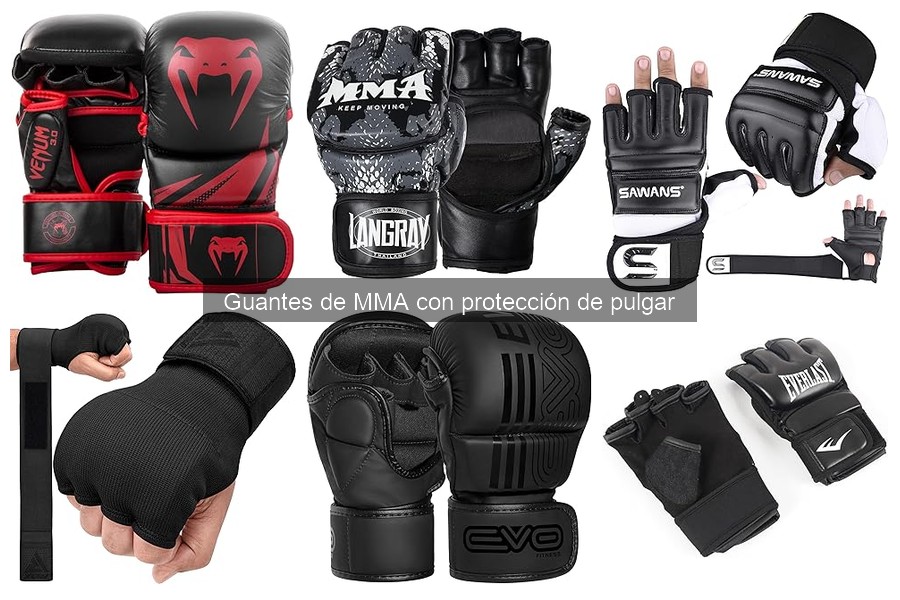 Guantes de MMA con protección de pulgar vs. guantes de boxeo