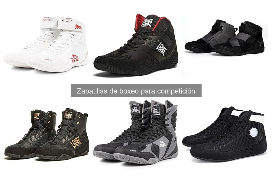 Guía de compra de zapatillas de boxeo para competición