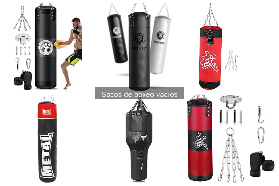 Guía para Elegir el Mejor Saco de Boxeo Vacío