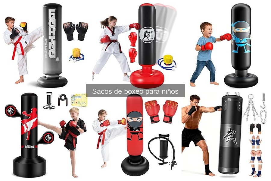 Guía para elegir el saco de boxeo adecuado para niños