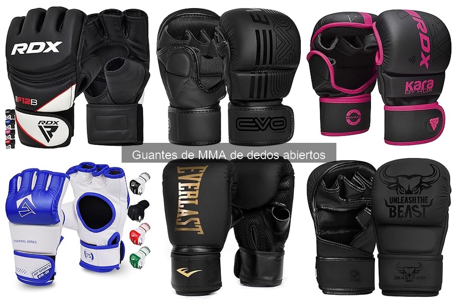 Guía para elegir el tamaño de guantes de MMA de dedos abiertos