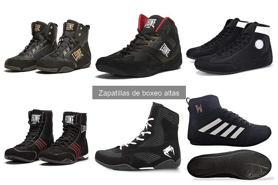 Guía para elegir zapatillas de boxeo altas adecuadas