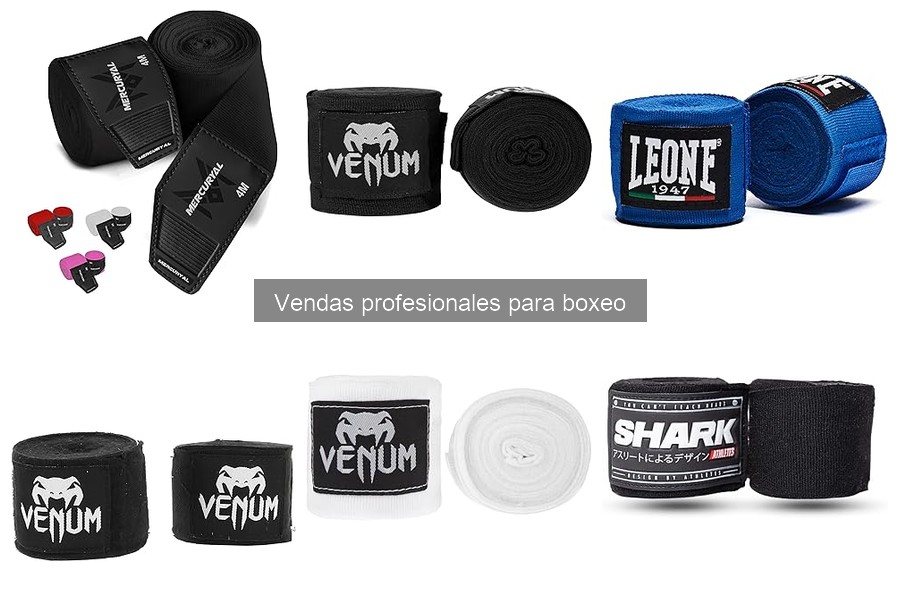 Mantenimiento y cuidado de vendas profesionales para boxeo