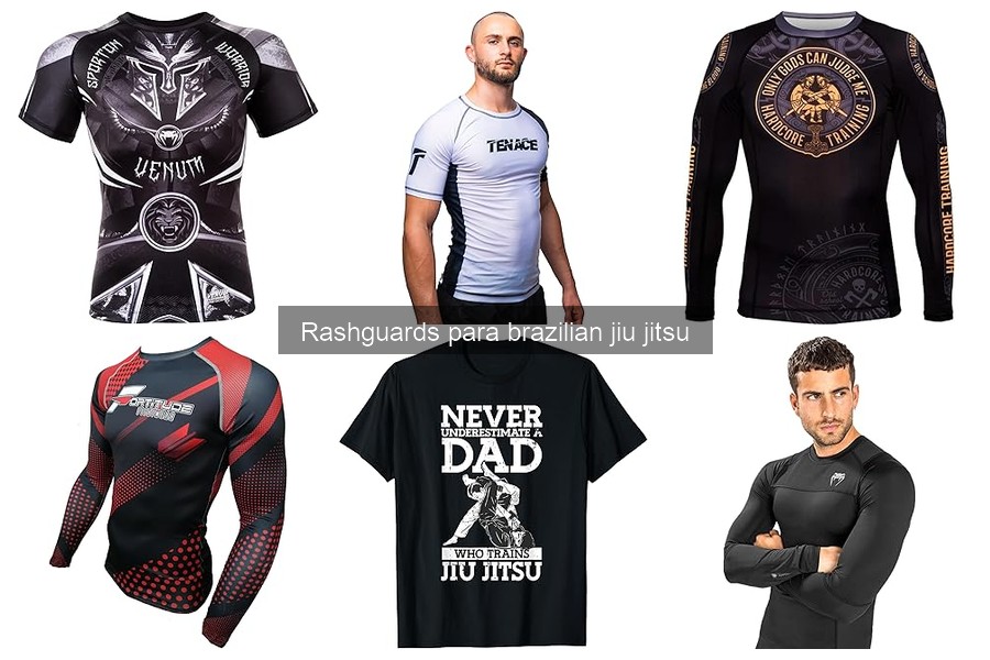 Materiales comunes en rashguards para Jiu Jitsu