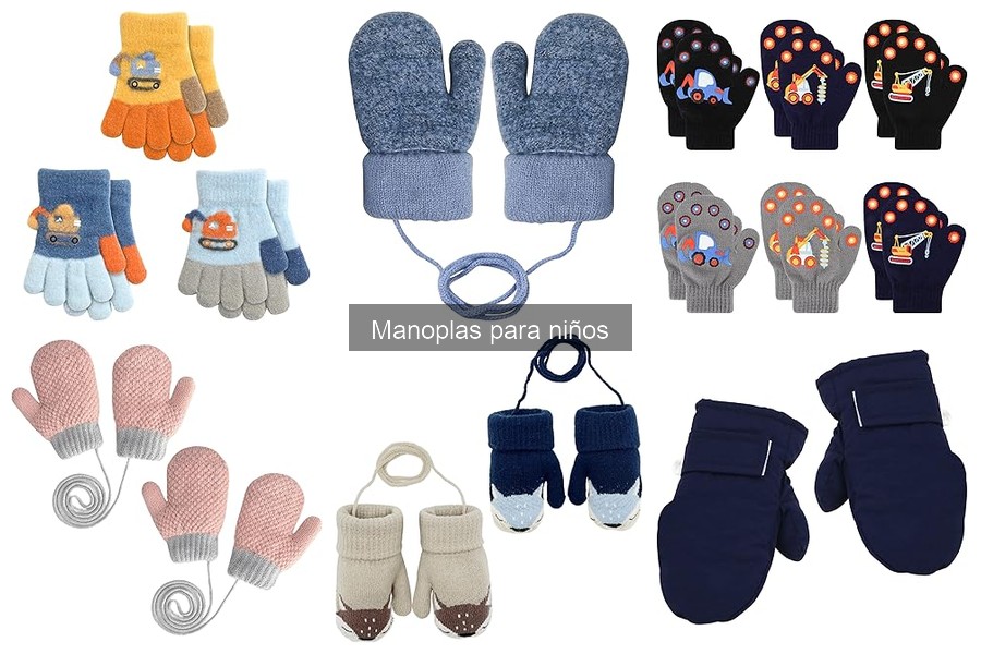 Materiales ideales para manoplas de niños: guía completa