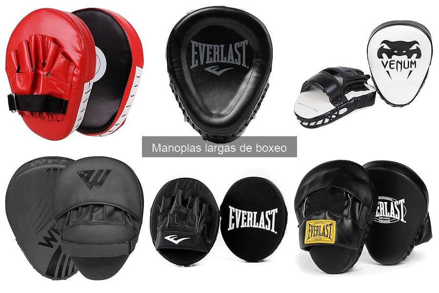 Mejora tu técnica con manoplas largas de boxeo