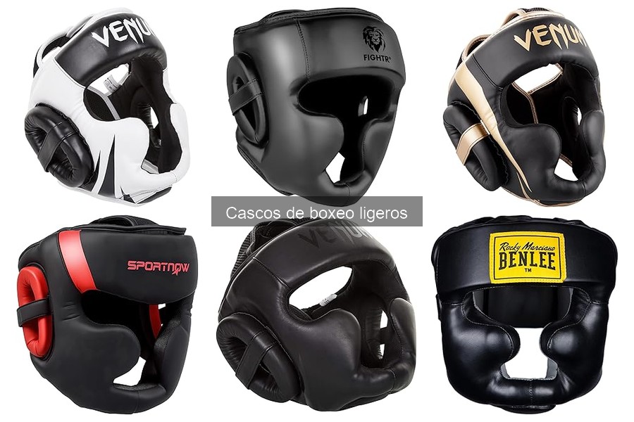 Mejores cascos de boxeo ligeros para principiantes