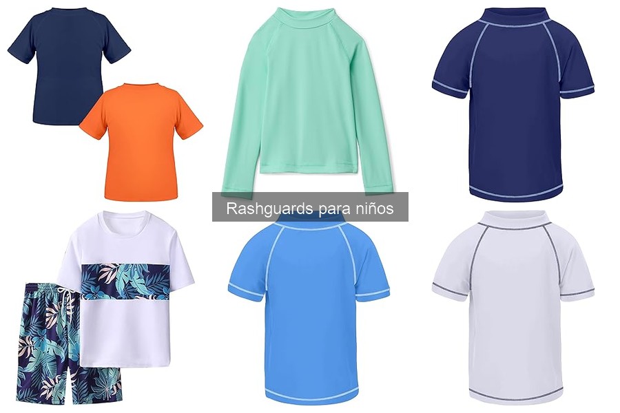 Mejores colores y diseños de rashguards para niños