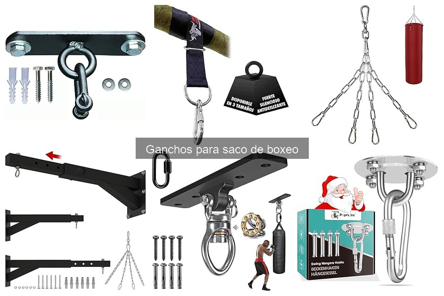 Mejores ganchos para sacos pesados: guía de compra