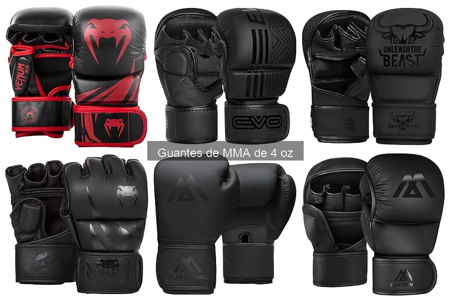 Mejores guantes de MMA de 4 oz para principiantes