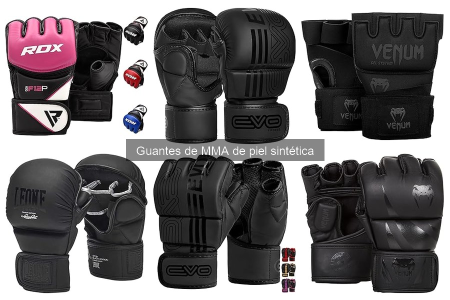 Mejores guantes de MMA de piel sintética para principiantes