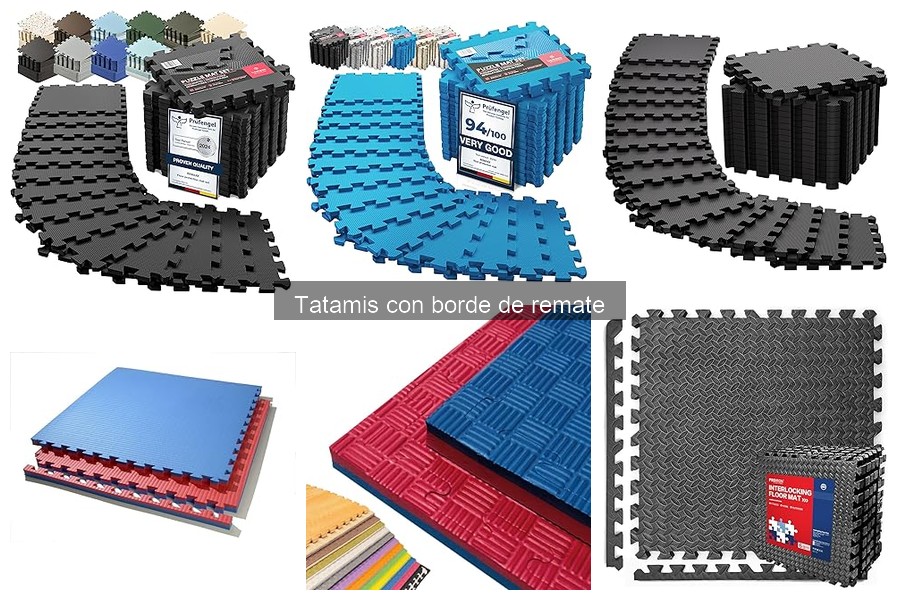 Mejores lugares para comprar tatamis con borde de remate
