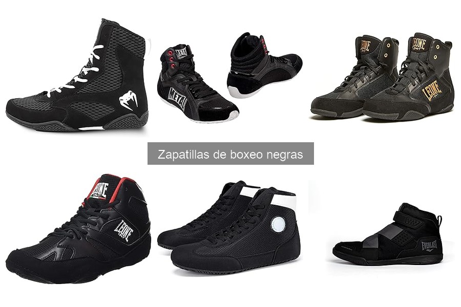 Mejores lugares para comprar zapatillas de boxeo negras en oferta