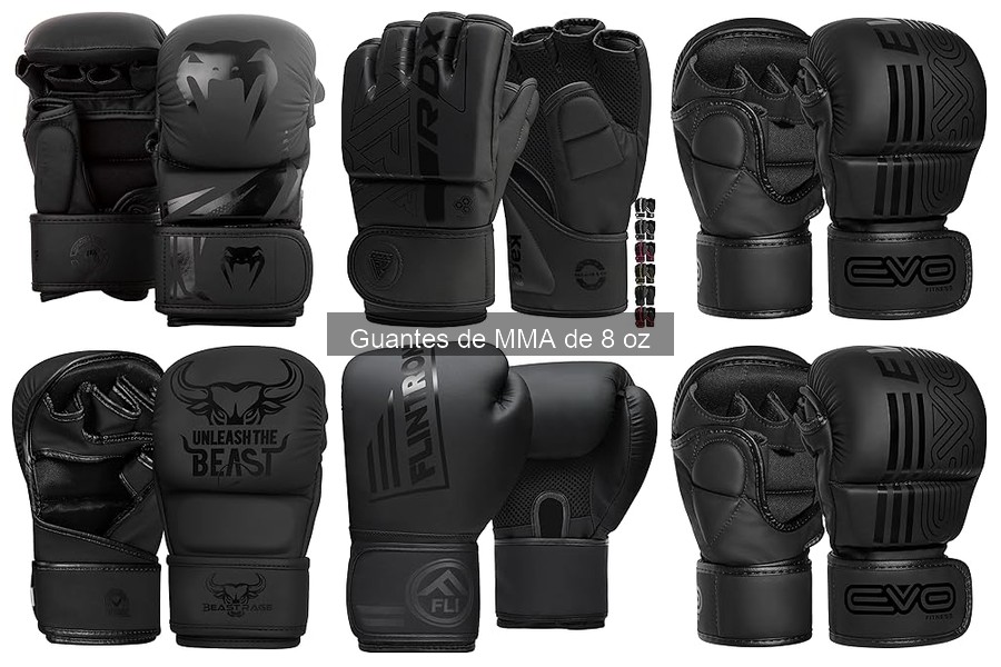 Mejores marcas de guantes de MMA de 8 oz para entrenar