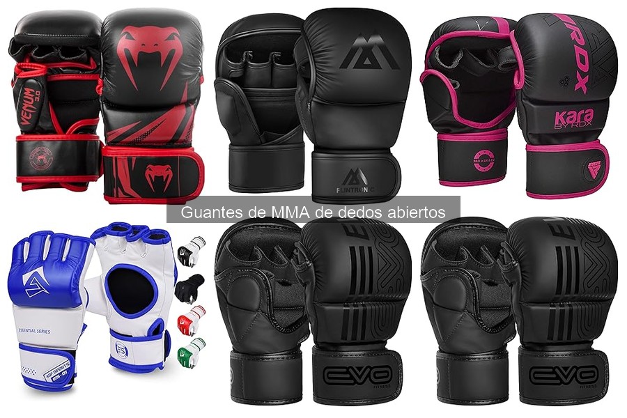 Mejores Marcas de Guantes de MMA de Dedos Abiertos