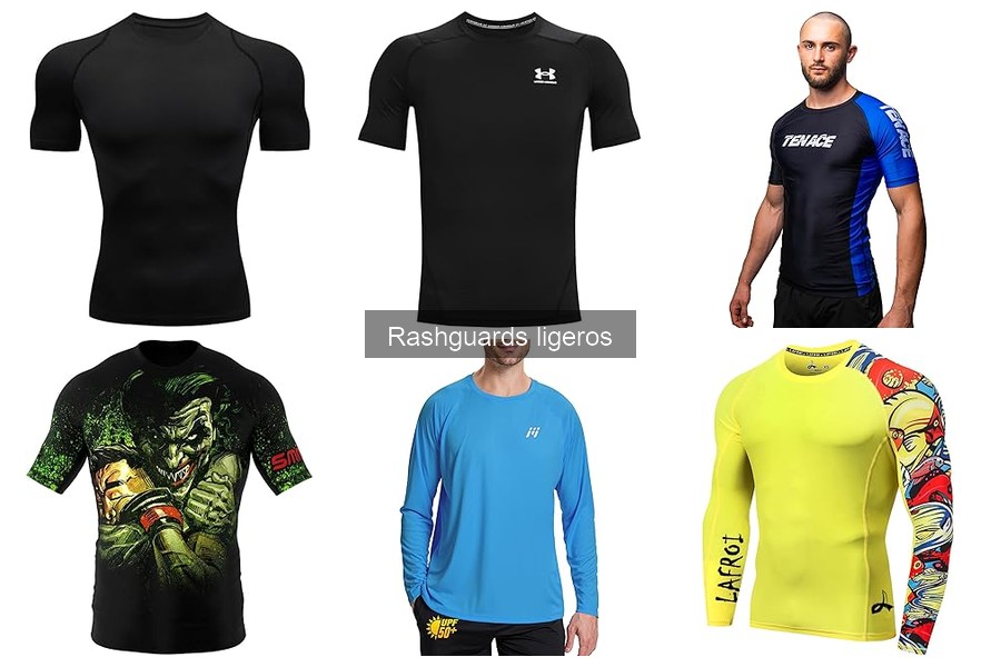 Mejores marcas de rashguards ligeros para artes marciales