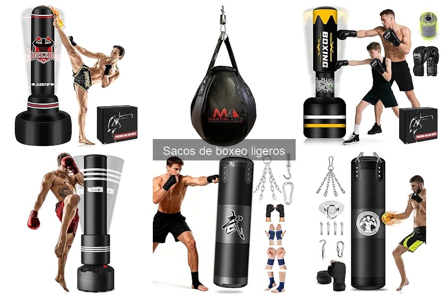 Mejores marcas de sacos de boxeo ligeros para entrenar