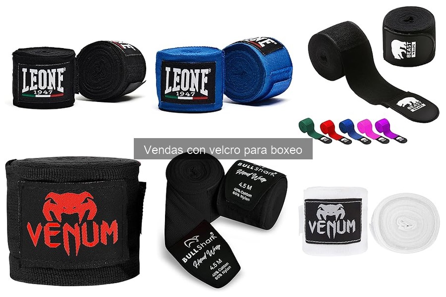 Mejores marcas de vendas con velcro para boxeo 2023