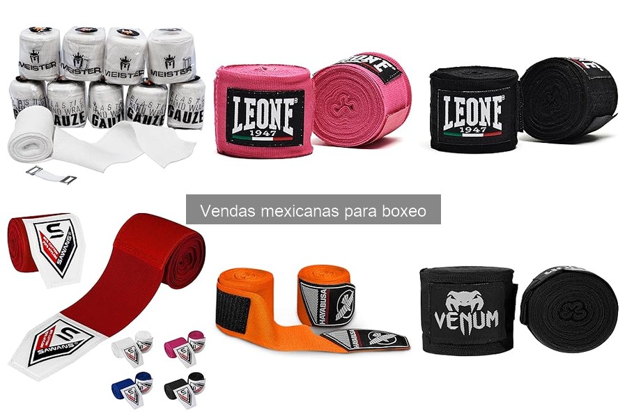 Mejores marcas de vendas mexicanas para boxeo en 2023