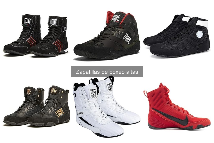 Mejores marcas de zapatillas de boxeo altas para entrenar