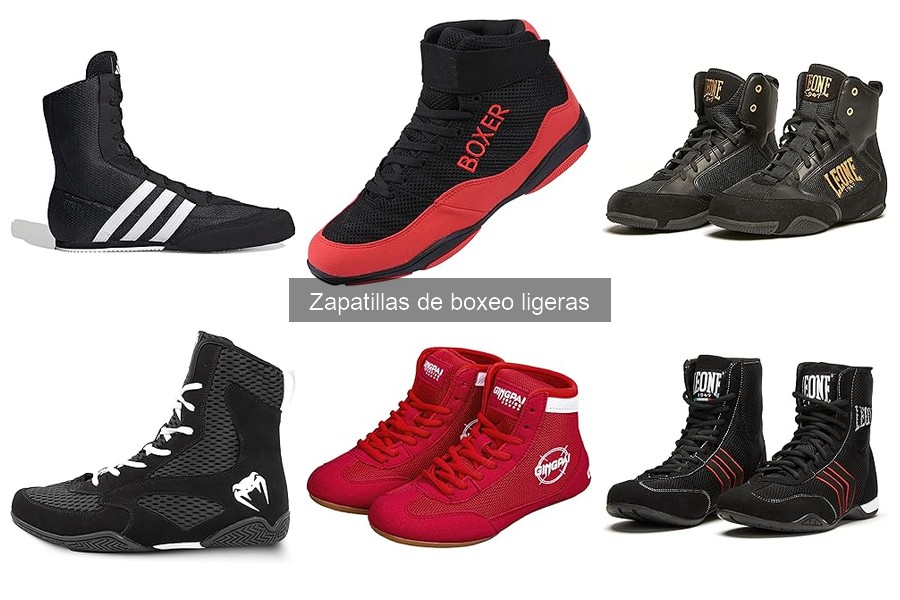 Mejores marcas de zapatillas de boxeo ligeras y características