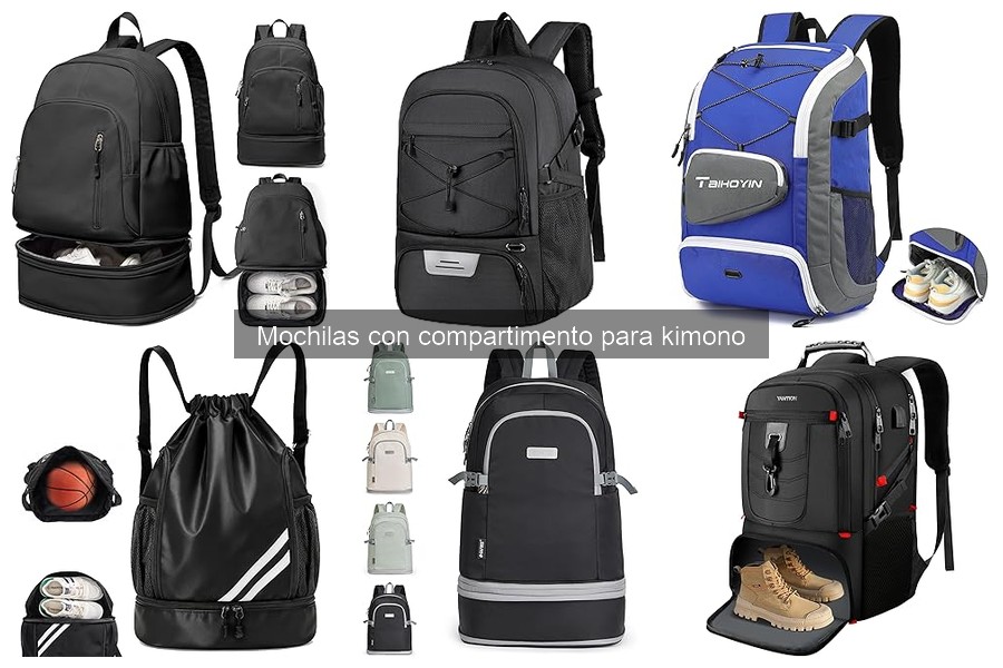 Mejores mochilas con compartimento para kimono para principiantes