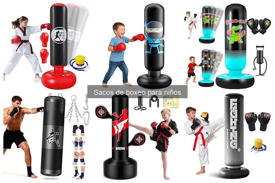 Mejores sacos de boxeo para niños en 2023 - Comparativa
