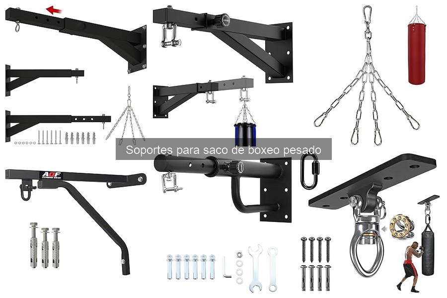 Mejores soportes para saco de boxeo pesado: marcas comparativas