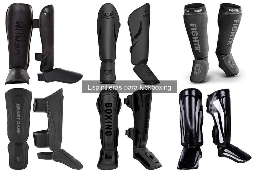 Mejores tiendas online para comprar espinilleras de kickboxing