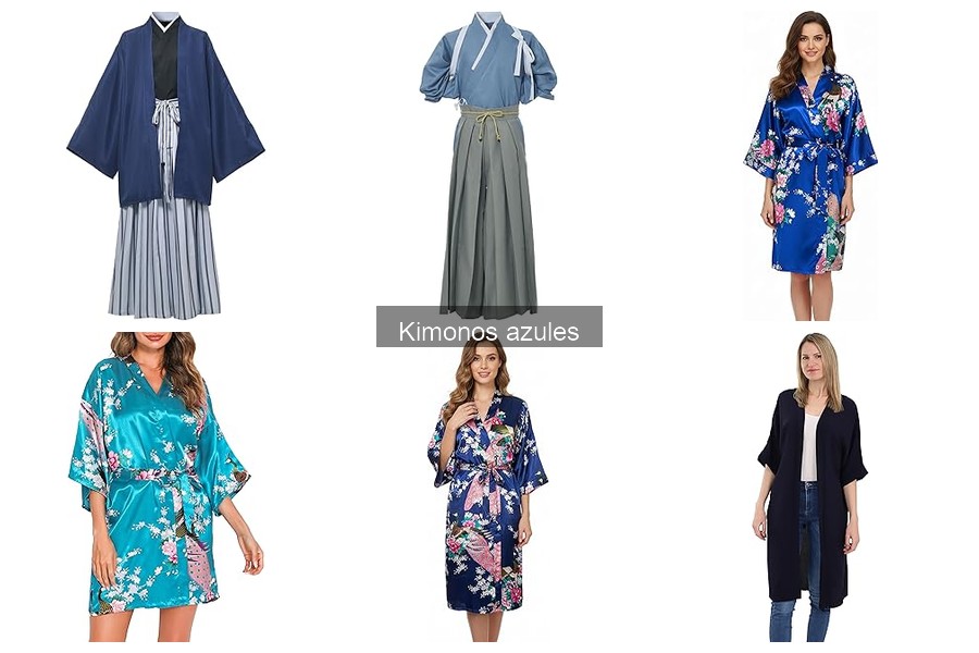 Mejores tiendas para comprar kimonos azules de calidad