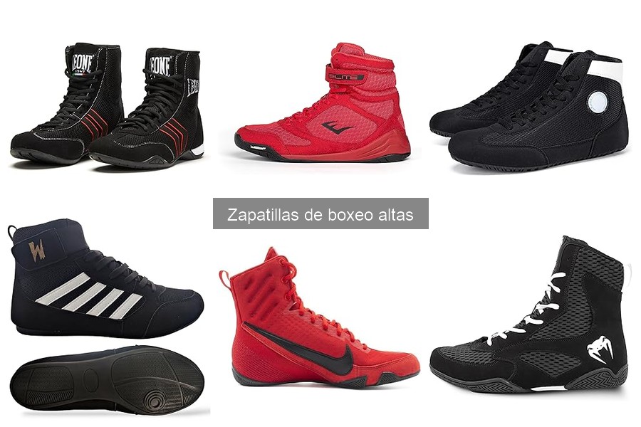 Mejores zapatillas de boxeo altas para principiantes