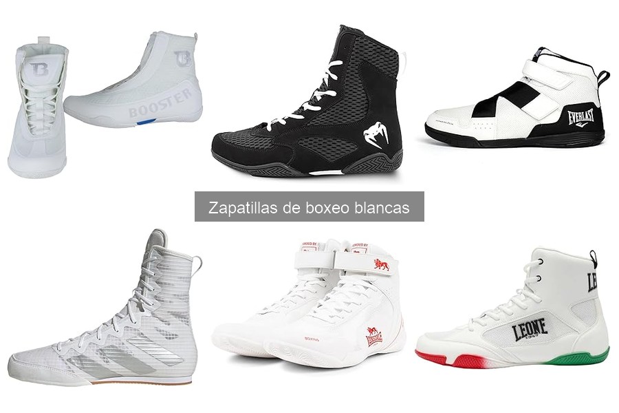 Mejores zapatillas de boxeo blancas para competiciones