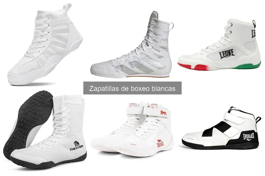 Mejores zapatillas de boxeo blancas para principiantes