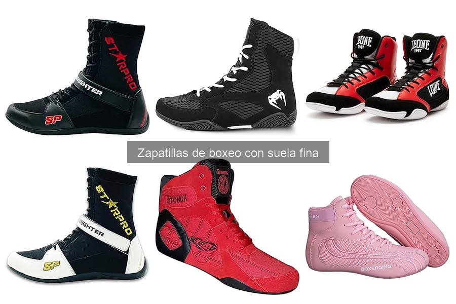 Mejores zapatillas de boxeo con suela fina para principiantes