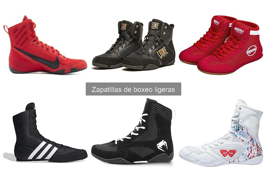 Mejores zapatillas de boxeo ligeras para principiantes