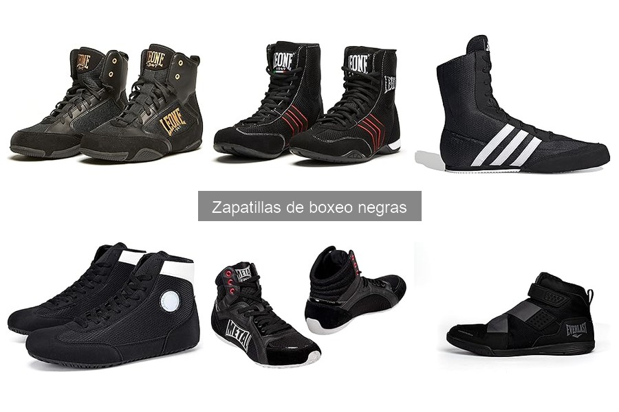 Mejores zapatillas de boxeo negras para principiantes