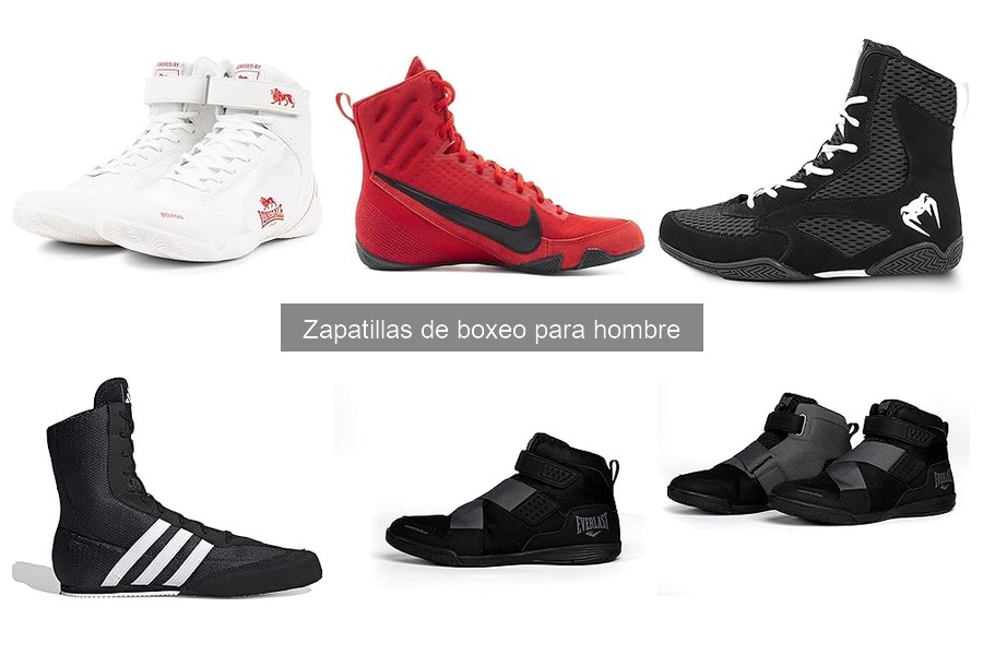 Mejores zapatillas de boxeo para hombre: marcas y diferencias