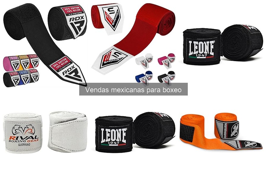 Ofertas y precios de vendas mexicanas para boxeo