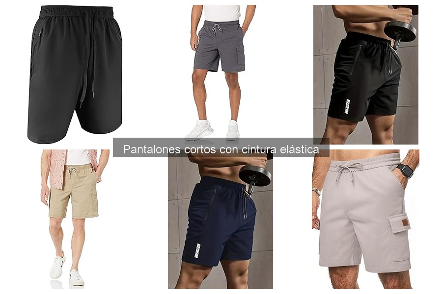 Opciones asequibles de pantalones cortos con cintura elástica