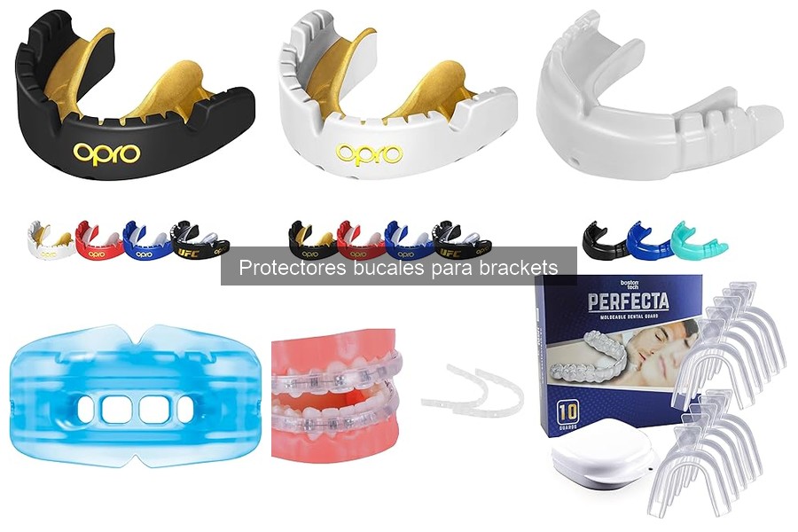 Opiniones de dentistas sobre protectores bucales con brackets