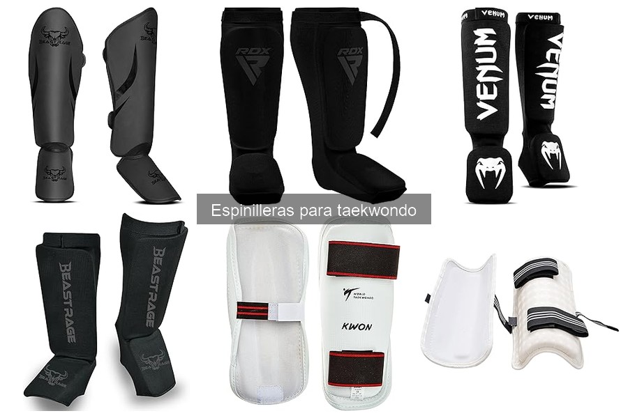 Opiniones de expertos sobre espinilleras para taekwondo