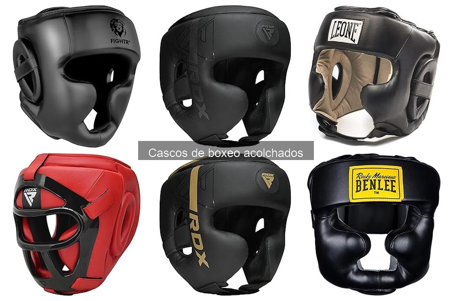 Opiniones sobre cascos de boxeo acolchados RDX y Maya Hide